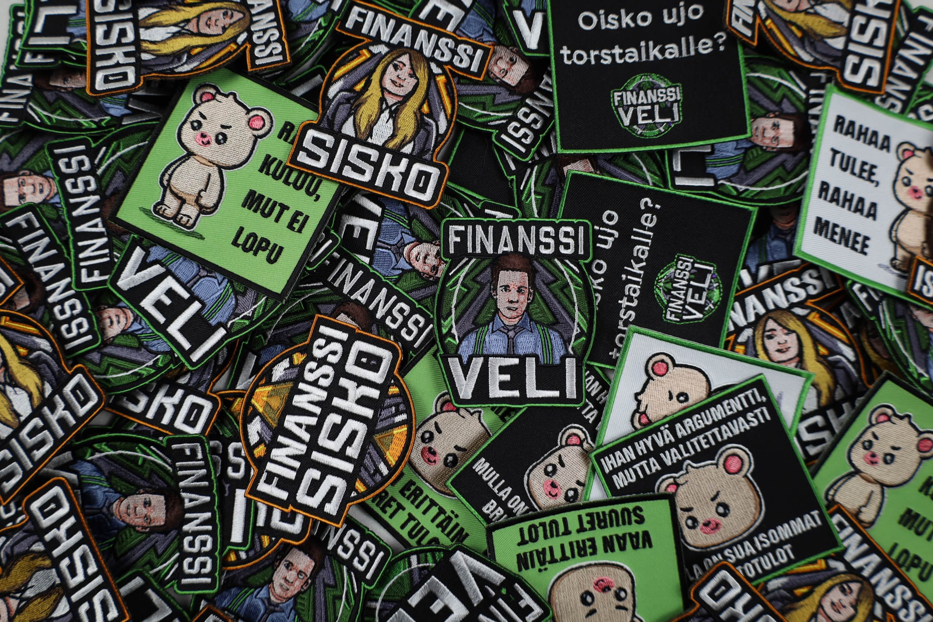 Finanssiveli haalarimerkit