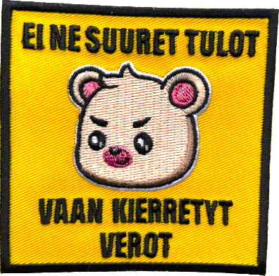 nalle rahanalle kierretyt verot suuret tulot
opiskelijoiden haalarimerkit haalarimerkki opiskelija