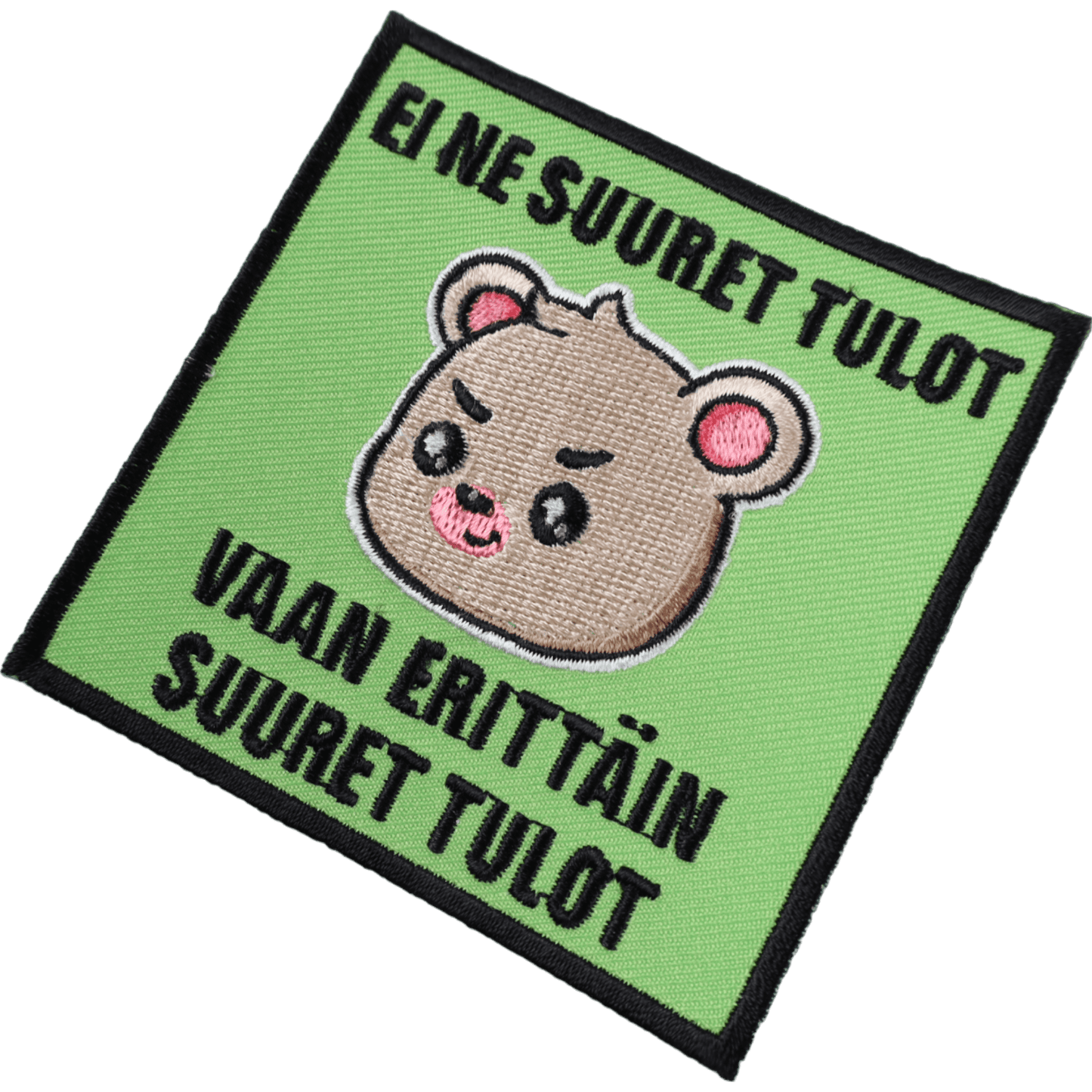 Haalarimerkki, ei ne suuret tulot vaan erittäin suuret tulot, sivusta
opiskelijoiden haalarimerkit haalarimerkki opiskelija