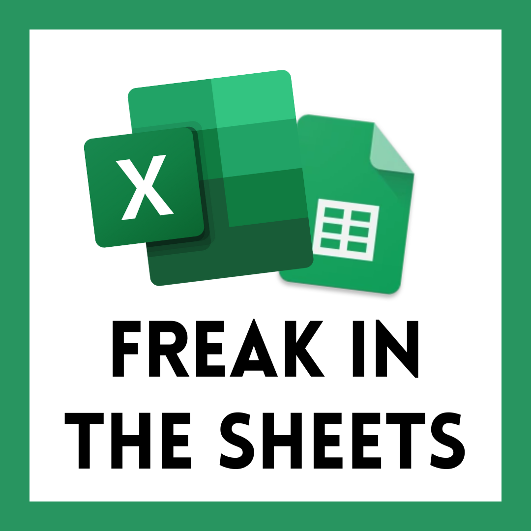 Freak in the Excel sheets