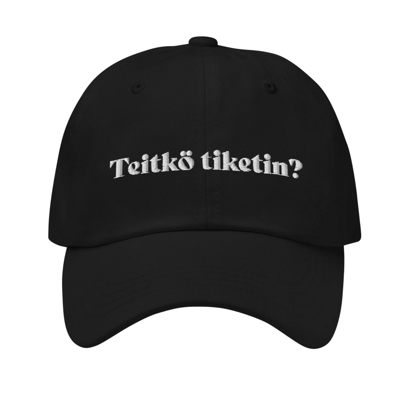 Teitkö tiketin?-lippis